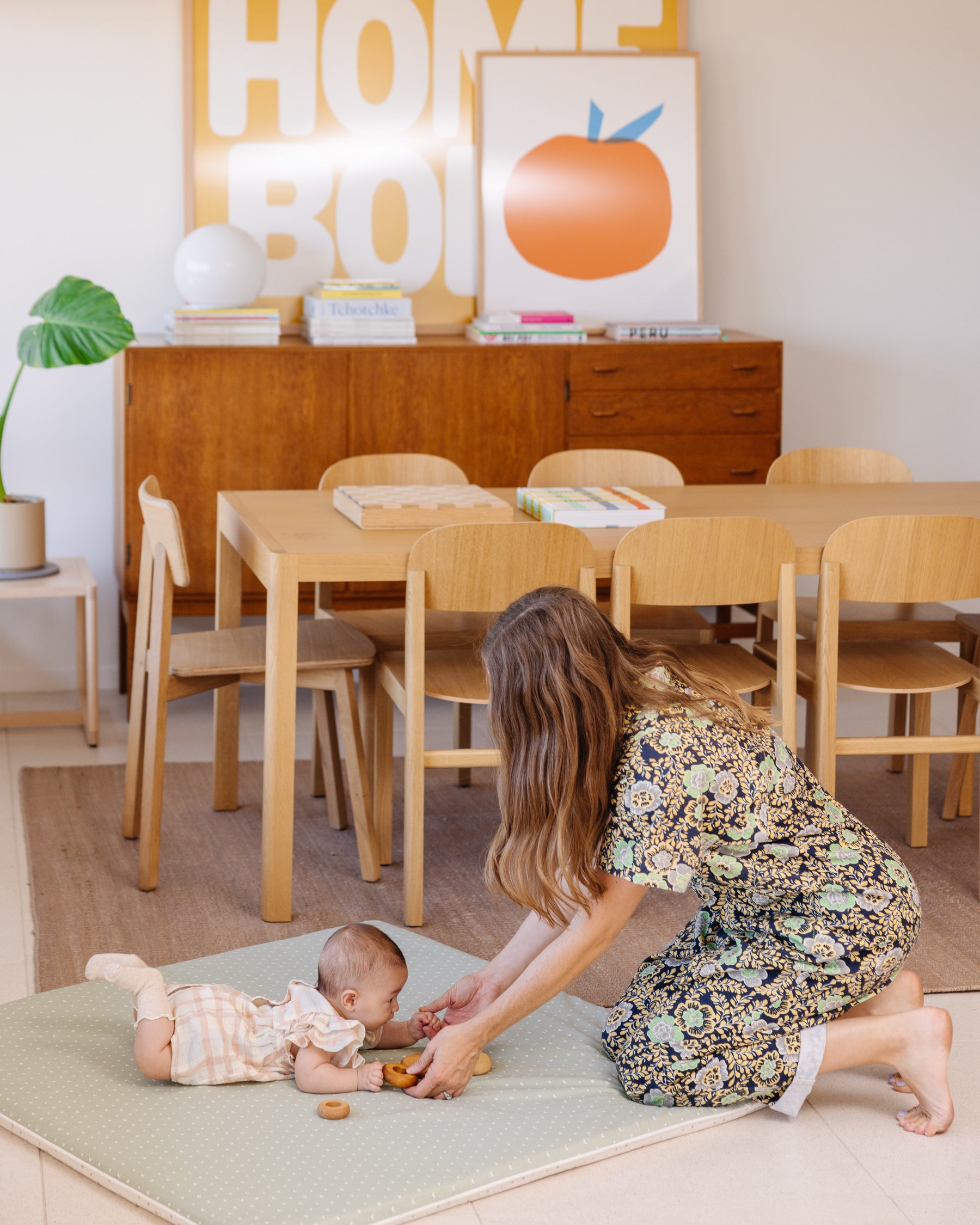 baby on playmat