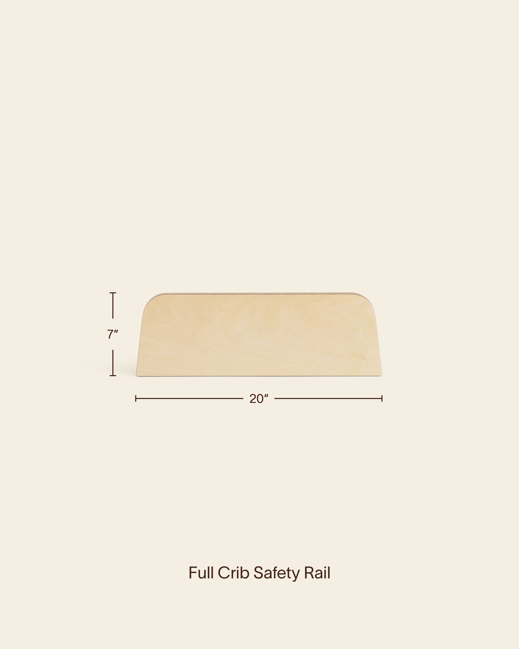 Toddler bed safety rail dimensions