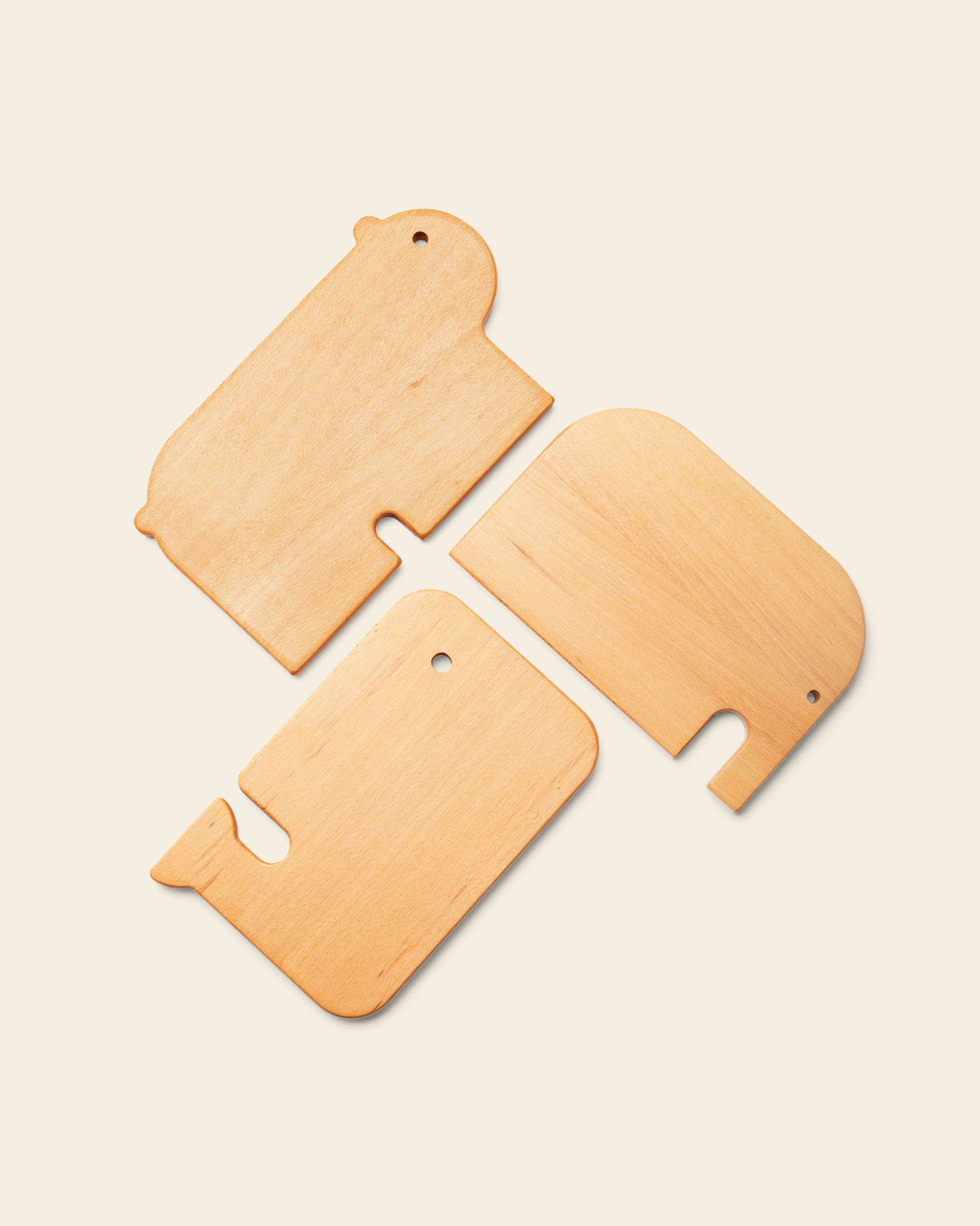 3 kids cutting boards in animal shapes, toddler cutting board, mini cutting board, cute cutting board