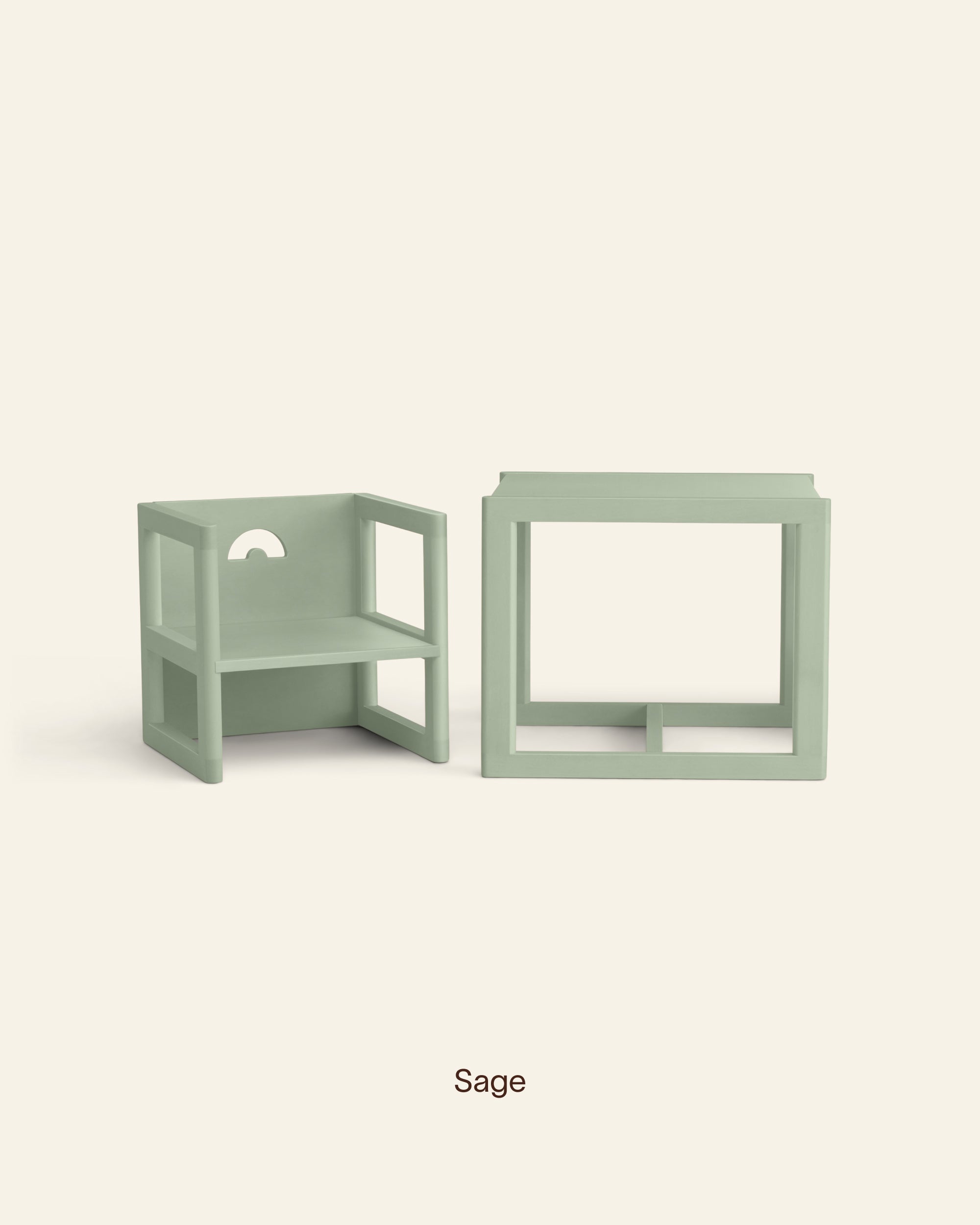 Reversible Chair and Play Table Set