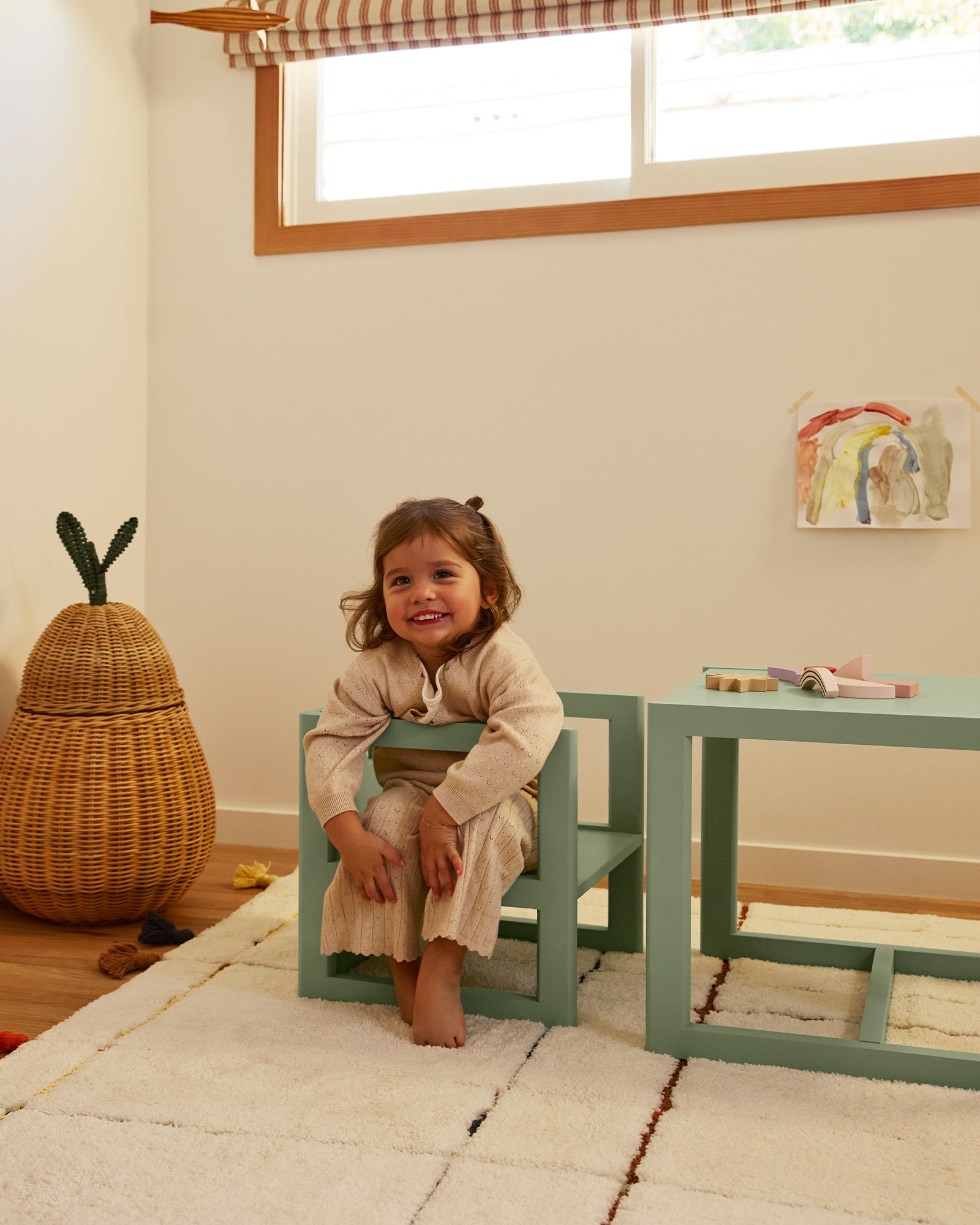 Reversible Chair and Play Table Set