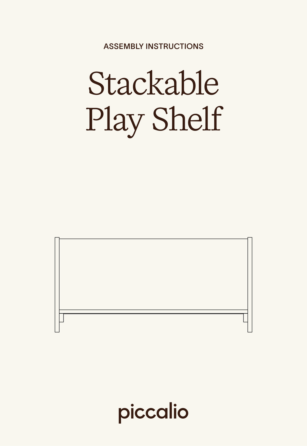 play shelf assembly instructions guide