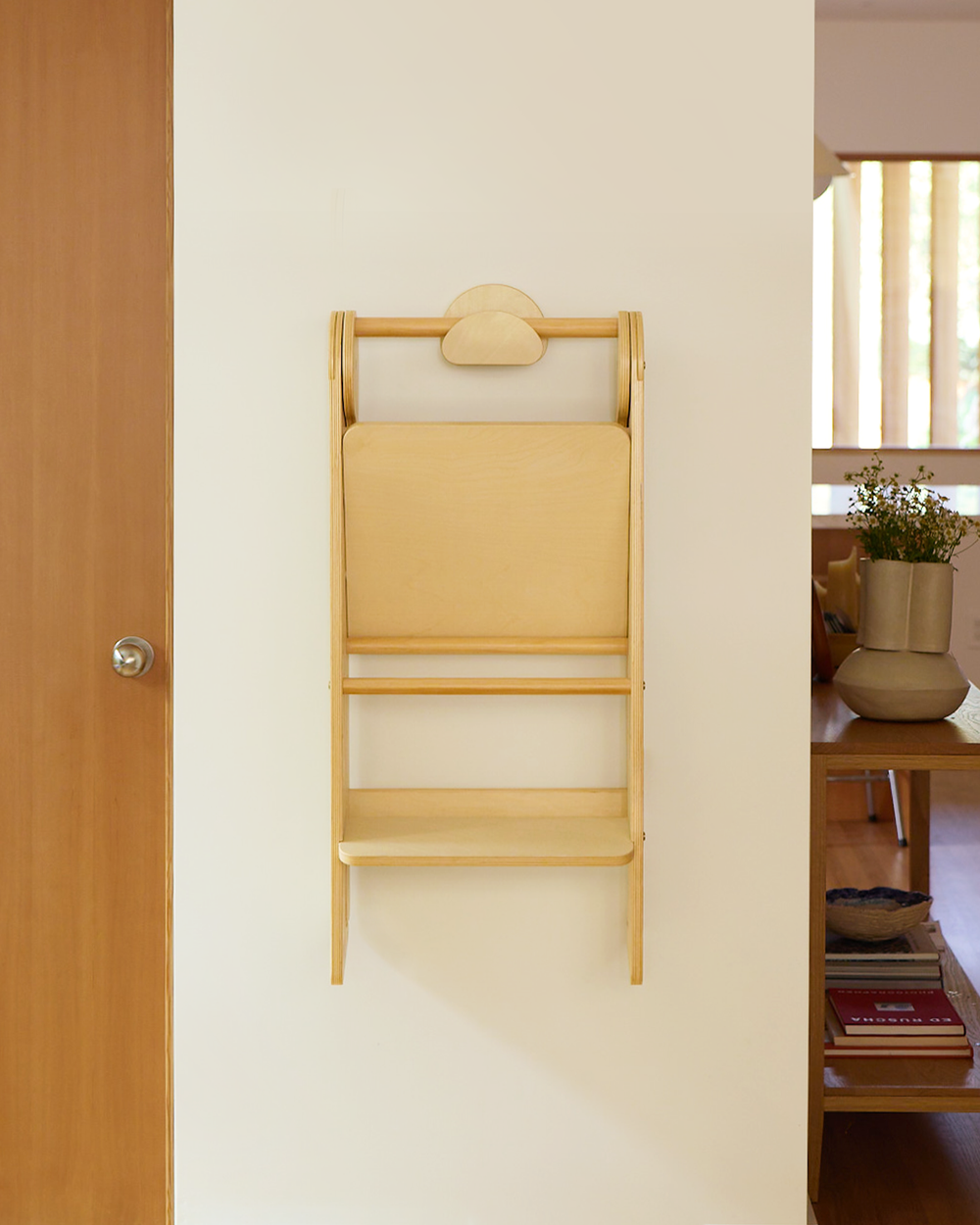 Piccalio – Foldable Toddler Tower Wall Hook | Wooden Wall Hooks