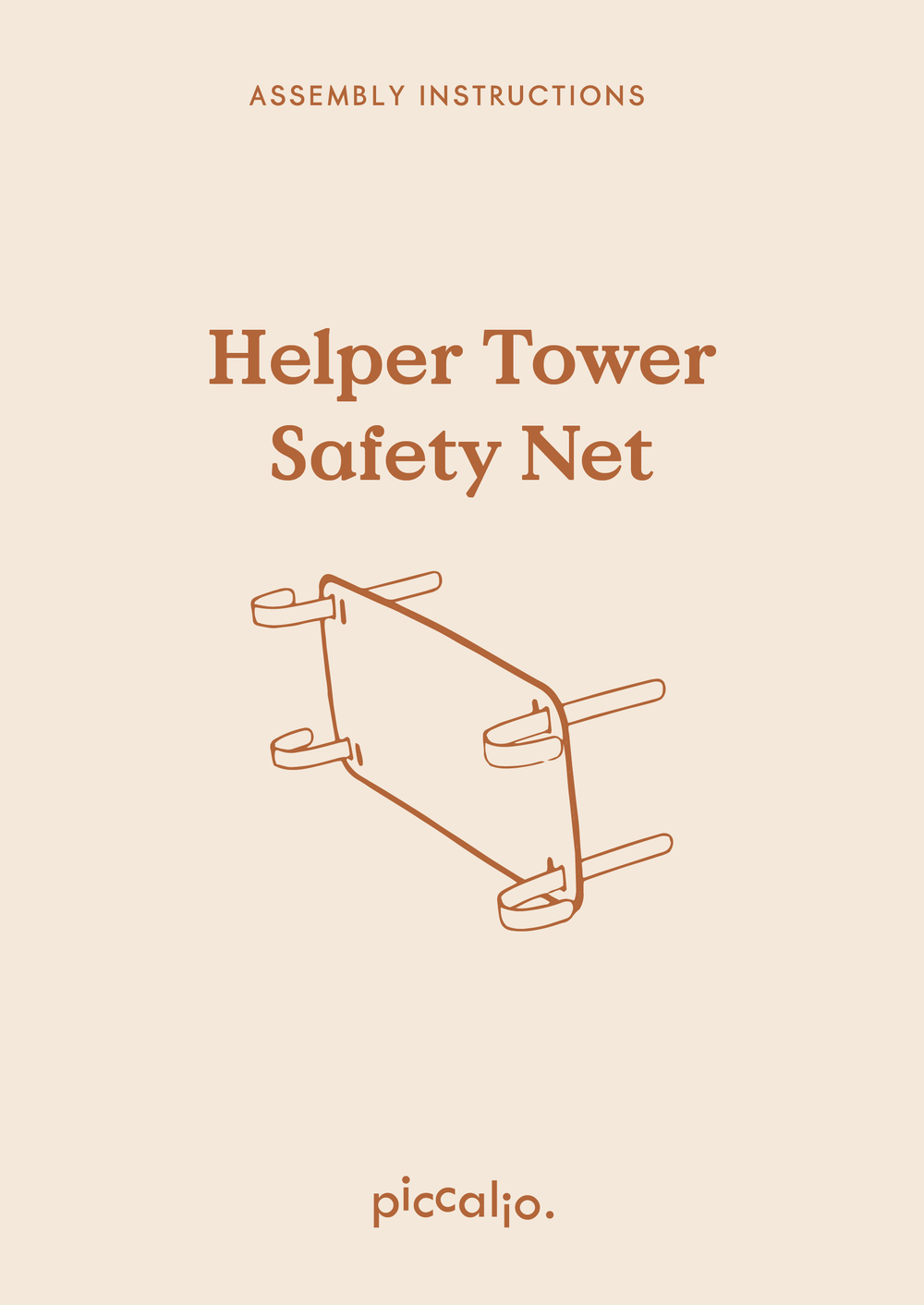 helper tower safety net assembly card